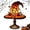 Orange, variant on Halloween Decor Witch Hat Lamp, Ghost Table Lamp with Warm LED Glow, Stained Glass Witch Hat Lamp for Halloween Decor, Gothic Night Light for Bedroom, Desk, Bar & Party