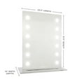 thumbnail image 2 of Impressions Vanity Hollywood Mirage Makeup Mirror with Lights, Vanity Mirror for Desk, 2 of 9