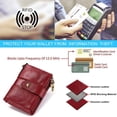 thumbnail image 5 of Womens Purse Leather Wallet RFID Blocking Ladies Purses with with Coin Pocket 16 Card Holder (Red), 5 of 7