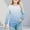 Light Blue, variant on Swuxness Girls Long Sleeve Pullover Tops Gradient Color Crewneck Soft Casual Fall Blouse