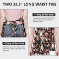 thumbnail image 6 of Boston Terrier Dog with Pioneer Flower Apron-Garden Aprons for Women with Pockets-Cotton Linen Waterproof Kitchen Cooking Gardening Aprons Adjustable for Kitchen,Cooking,BBQ and Salon 33x27 Inch, 6 of 7
