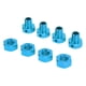 thumbnail image 5 of Conductor Hexagonal De Rueda RC, Prevención De Deformación Del Acoplador Hexagonal De Rueda De Metal De Diseño Razonable De 17 Mm Para Automóvil JLB RC OTVIAP Azul, 5 of 8