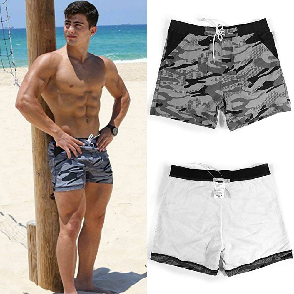 fitted swim trunks