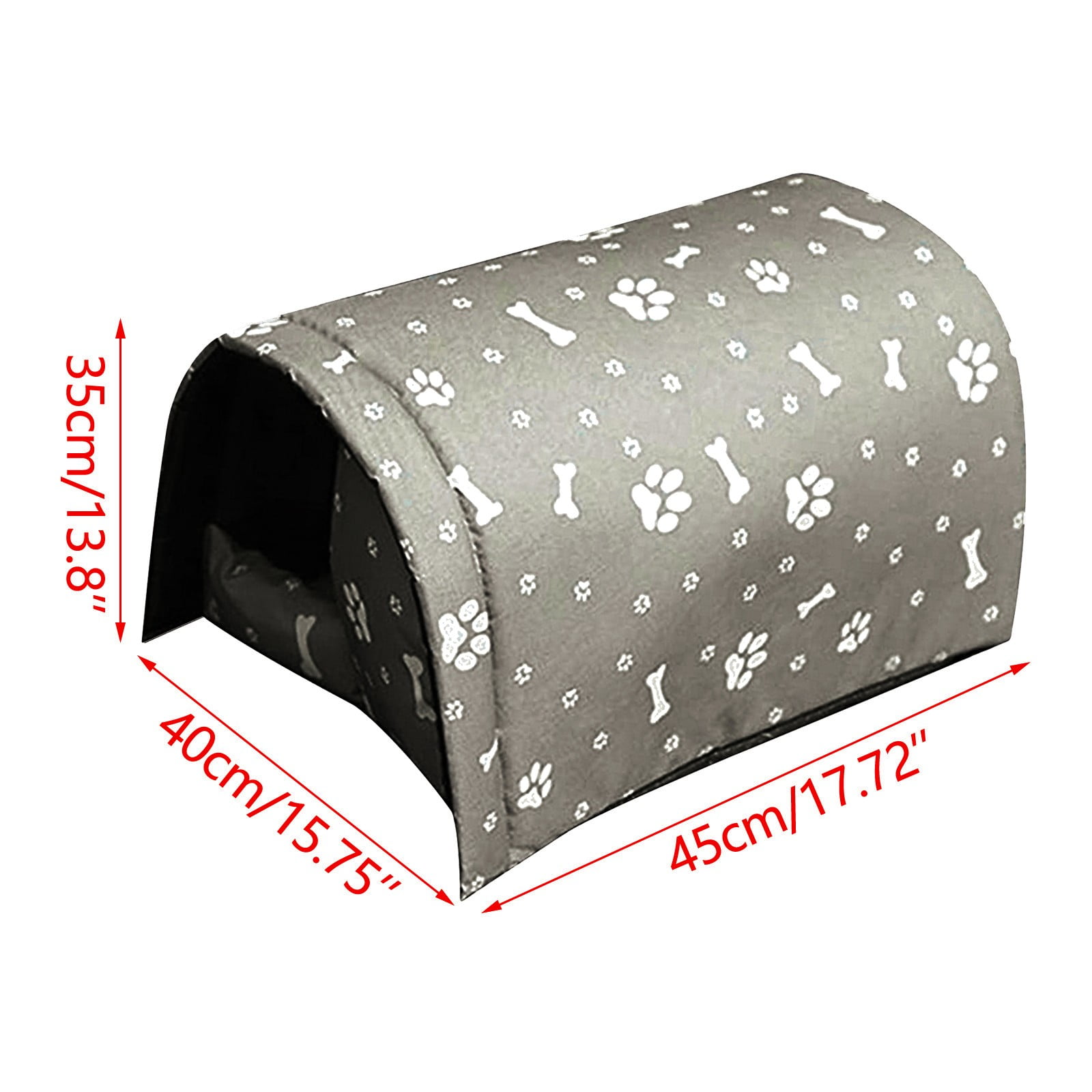 Waterproof Outdoor Cat House Foldable Warm Pet Cave for Winter Wild Animal Tent Bed Anti-Slip Kitten Cave for Feral Cat Dog Puppy Weatherproof Sunscreen