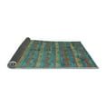 thumbnail image 2 of Ahgly Company Indoor Round Oriental Light Blue Traditional Area Rugs, 8' Round, 2 of 4