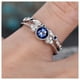 thumbnail image 4 of Anillos para mujer, regalos para mujer, nuevos anillos para parejas con circonitas y diamantes. Incluye dos anillos que se pueden combinar. Anillo para mujer., 4 of 5