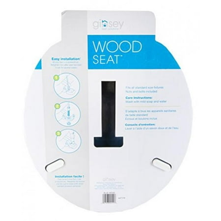 UPC 047968001113 product image for Ginsey Home Solutions Wood Toilet Seat - For Standard Toilets - Includes All Nec | upcitemdb.com