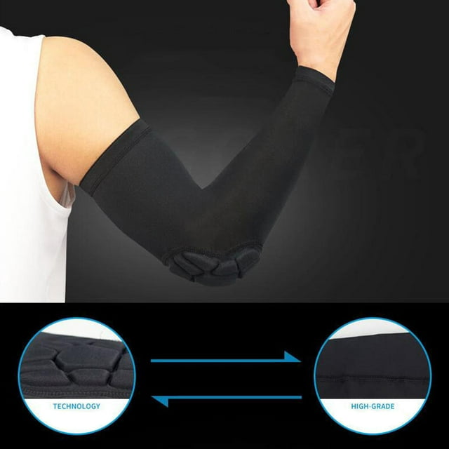 1 Piece Padded , Compression w/ Elbow Pad for Football, Volleyball, Baseball -