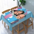 thumbnail image 2 of Cleo And Cuquin Themed Square Tablecloth 54 * 72 Inches Durable Stylish, 2 of 6
