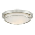 thumbnail image 2 of Trade Winds Slim 2-Light Flush Mount in Brushed Nickel, 2 of 4