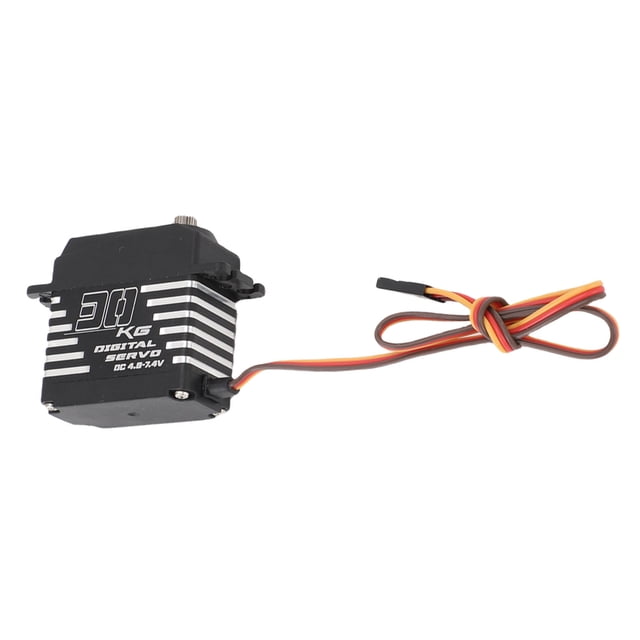 RC Servo,180 Degree Rotation Angle 25T Digital Servo with Arm for RC Crawler Car Truck Boat Robot