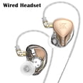 thumbnail image 2 of Tmvgtek Kz-Zex Pro Auricular Con Cable Electrostático+Dinámico+Equilibrado (Oro Rosa Sin Micrófono), 2 of 9