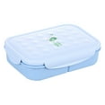 thumbnail image 2 of Oleegame 2PC Kids Snack Boxes For School Lunch Box Bento Box Divider With Spoon Crisper Creative Student Lunch Box Blue, 2 of 5