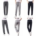 thumbnail image 3 of POINTERTECK Womens Yoga Pants Wide Leg Comfy Drawstring Loose Leisure Straight Lounge Running Workout Legging, 3 of 3