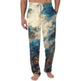 thumbnail image 5 of Satingcolo Funny Men's Pajama Pants Halloween Lightweight Sleep Lounge Pants Pjs Bottoms Men's Pajama Bottoms with Pocket Drawstring, 5 of 6