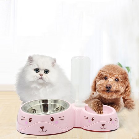 Bol Pour Animaux De Compagnie Dessin Anime Anti Derapant Pour Chien Nourriture Bol Chat Alimentation Bol Avec Bouteille D Eau Walmart Canada