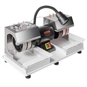 HCY Cabbing Machine, 6 1/4HP 1800rpm Efficient, Lapidary Rock Grinder Polisher With Lamp & Water Pump, Gem Faceting Machine, Rock Grinding Machine for Gem Jade Stone, Create Cabochons for Necklaces