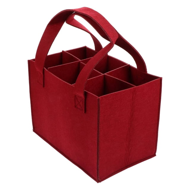 Bolsas de Enfriamiento Aisladas, Bolsa de Enfriamiento de Vino de 6 Botellas con Divisor de Viaje Aislado Manejo de Caja de Transporte para Fiesta de Playa de Picnic, Bolsas de Vino para Botellas de V