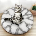 thumbnail image 4 of 15.7" Round Dog Bed with Washable Removable Cover, Dog Bed Pet Bed Cat Bed Donut Dog Bed Fluffy Plush Pet Couch Soft Cozy Dog Cat Bed, 4 of 9