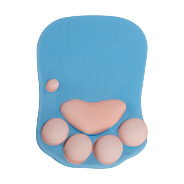 Tapis de Souris Support Poignet Mignon Chat - Griffe Bureau Tapis de Souris Tridimensionnel Tapis de Souris Mignon, Tapis de Souris avec Support Poignet, Tapis de Souris avec Support Poignet Gel