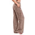 thumbnail image 2 of Women's Fleece Pajama Pants Mid Weight Warm Lounge Bottoms Drawstring Elastic Waist Casual Soft Sleepwear, 2 of 7