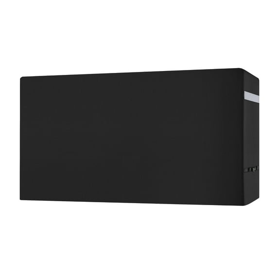 KFFKFF 66-Inch BBQ Grill Cover, Outdoor Waterproof and Weather-Resistant, Durable 600D Polyester with Secure Buckles, Black