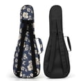 thumbnail image 2 of Ukelele Carrying Case Nylon for durable padding Soprano Concert Tenor Thick strap padded Padded 21inch Blue, 2 of 9