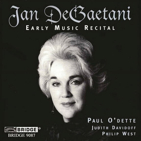 Jan Degaetani - Early Music Recital - Music & Performance - CD