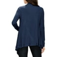thumbnail image 4 of Made by Johnny Women's Off-Duty Open Front Cardigan XXL NAVY, 4 of 6