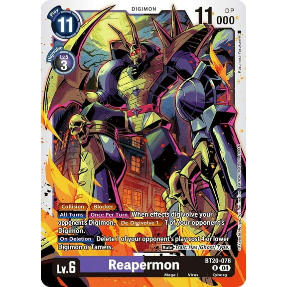 Digimon Release Special Booster 2.5 Uncommon Reapermon BT20-078