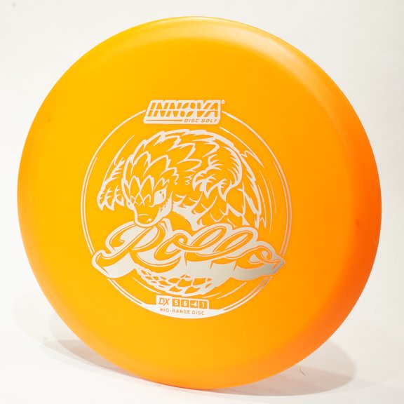 Innova DX Rollo Disc Golf Midrange Disc, Pick Color/Weight [Stamp & Exact Color May Vary] Orange 180 grams