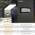 thumbnail image 5 of Rust and Corrosion,Can Be Installed Quickly and Easily,With Wall Lamp Bracket,Wall Light Outdoor LED Wall Mount Lamp Wall Sconce Lighting with Motion Sensor Lantern Fixture, 5 of 7