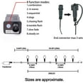 thumbnail image 3 of Bibana 200 LED 66ft C6 Christmas String Lights, Extendable Indoor & Outdoor Use with 8 Modes Timer Waterproof for Party Holiday Decor (Multicolor), 3 of 6
