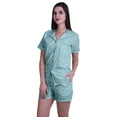 thumbnail image 3 of Moomaya Ensembles de Sommeil pour Femmes avec Shorts Pyjama Imprimé T-Shirts de Nuit à Manches Courtes, 3 of 6