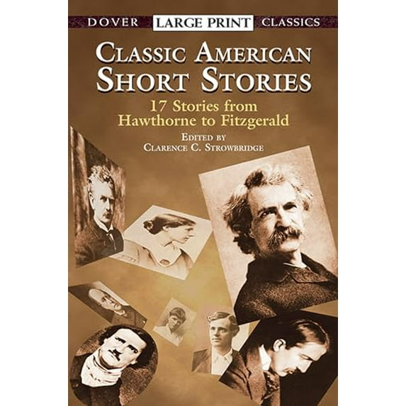 Pre-Owned Classic American Short Stories (Dover Large Print Classics) Paperback