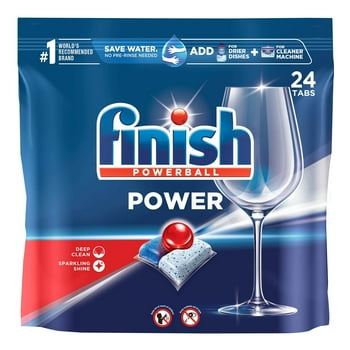 Finish Power - 24ct - Dishwasher Detergent - Powerball - Dishwashing s - Dish Tabs