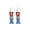 D, variant on Bold Red White Blue USA Ear Hook Earrings — 4th of July Decorations — Neighborhood BBQs & Outdoor Celebrations, perfect for USA Pride and Summer BBQ Parties with classic Americana Style