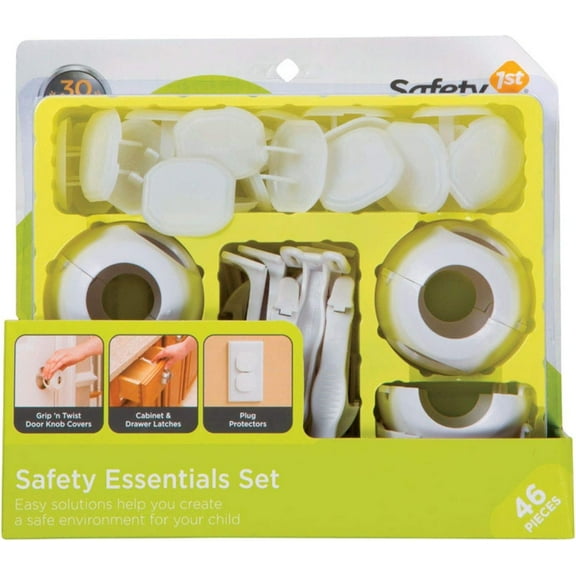 Safety 1st White Plastic Childproofing Kit 46 pc.