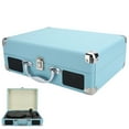 thumbnail image 1 of Tourne-disque pour Disques Vinyles, Haut-Parleur Portable, Tourne-Disque Unique et Élégant, pour Téléphone Intelligent, MP3s et Autres Lecteurs Audio Numériques, 1 of 8