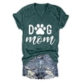 thumbnail image 1 of Chemises pour Femmes Manches Longues Col en V Tee Graphique T-Shirts pour Femmes Manches Courtes Chemises de Course Femmes Hauts d'Été Femmes Tee Rayures Chemise Manches Longues Tee Simple Femmes Tee Dames Hauts de Course Manches Longues, 1 of 2