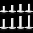 thumbnail image 1 of 8 Pieces Rubber Golf Tees Practice Golf Tee Holder with 8 Different Sizes White Golf Rubber Tees Holders for Driving Range Golf Practice Mat, 1 of 7