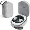thumbnail image 4 of HELIAHO VR Glasses Storage Bag, EVA Anti Scratch Portable VR Gaming Glasses Carrying Case for Oculus Quest Headset Controllers Protective Storage Box (Gray) CJ911-35299, 4 of 8