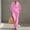 A_ Pink, variant on Women's Mandarin Collar Button-Down Kaftan Maxi Dress, Loose Linen-Blend Caftan with Side Pockets, Comfortable Casual Vacation Dress Navy L