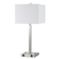 thumbnail image 1 of Cal Lighting LA-8028NS-2-BS 2 Metal Night Stand Lamp With Rocker Switches And Two Outlets, 1 of 1