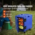 thumbnail image 2 of KFFKFF Insulated Food Pan Carrier, 82 Qt Hot Box for Catering, LLDPE Food Box Carrier with One-Piece Buckle, Front Loading Food Warmer, 2 of 9