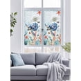 thumbnail image 4 of Non-Adhesive Static Cling Window Tint, Sea Turtle Coastal Window Privacy Film Frosted, Summer Beach Coral Ocean Nautical Insulated Windows Frosted Films for Living room, 35.4 x 78.7 Inches, 4 of 9