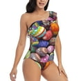 thumbnail image 3 of Honeii Easter Eggs1 for women's one-piece swimsuit featuring a chic one-shoulder design experience elegance and style in the water-X-Large, 3 of 6