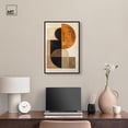 thumbnail image 3 of Divided Circle II Canvas Geometric Abstract by Art Remedy, Black Frame, 16 x 24, 3 of 7