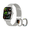 Silver+3 Watch Bands, variant on Smartwatch for Android and iPhone, Smart Watches for Women Men with 3 Watch Straps, 100+Sports Modes 2" Fitness Tracker, Answer/Make Calls/Message Reminder, Pedometer, Waterproof, Gold