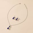 thumbnail image 4 of Fiudx Conjunto de Collar, Pulsera y Pendientes con Perlas y Diamantes para Mujer, Colgante y Accesorios, 4 of 5